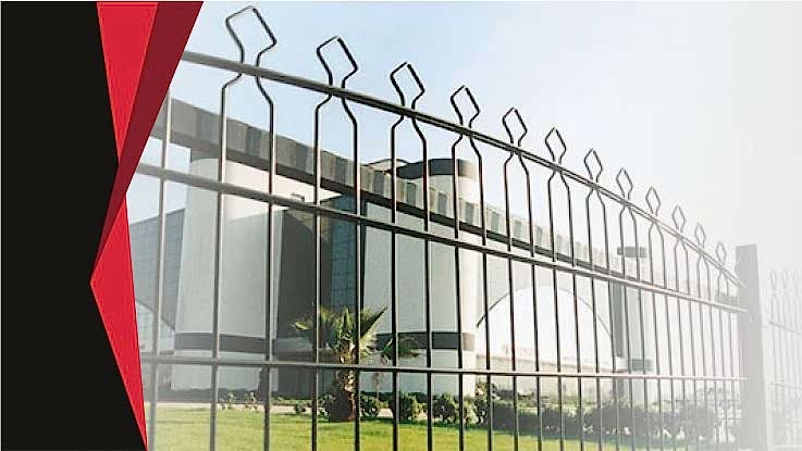 dekoratif panel çit